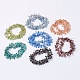 Electroplate Glass Beads Strands EGLA-A001-6x12mm-HM1-1