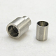 304 Stainless Steel Magnetic Clasps STAS-H048-6-3