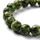 Dyed Natural Jade Beads Stretch Bracelets BJEW-G633-C-4