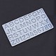 Il numero e la lettera di progettazione diy silicone stampi AJEW-P042-03-2