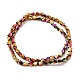 Electroplate Glass Beads Strands EGLA-I017-02-FP02-2