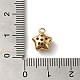 真鍮製マイクロパヴェキュービックジルコニアペンダント  星のチャーム  ゴールドカラー  11x8.5x6mm  穴：1.4mm KK-F865-19G-3