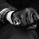 Punk Rock Style 316L Surgical Stainless Steel Hollow Anchor Finger Rings for Men RJEW-BB06640-8-4