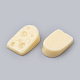 樹脂デコデンカボション  チーズ  模造食品  淡いチソウ  16x10x5mm CRES-N016-09-2