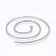 304 Stainless Steel Box Chain Necklaces NJEW-F227-09P-07-1