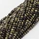 Chapelets de perles en serpentine naturelle G-N0183-02-2mm-1