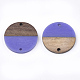 Conectores de eslabones de resina y madera de nogal RESI-S367-02D-15-2