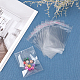 Chgcraft circa 600 pz sacchetti di cellophane di plastica trasparente busta autosigillante sacchetto di cristallo circa 4.7x2.7 pollici per il confezionamento di gioielli biscotti caramelle OPC-CA0001-007-6
