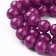 Chapelets de perles en jade Mashan naturel G-I227-01-8mm-A14-3