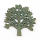 Tree Zinc Alloy Big Pendants PALLOY-R065-105-FF-2