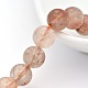 Natural Hematoid Quartz Beads Strands G-P088-39-10mm-1