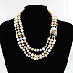 Set di gioielli di perle naturali SJEW-R032-02-2