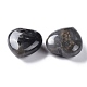 Натуральный серебряный лист яшма сердце любовь камень G-I285-06I-3