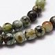 Natural African Turquoise(Jasper) Beads Strands G-D840-90-4mm-3