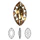 Austrian Crystal Rhinestones Cabochons 4227-32x17-001GSHA(F)-1