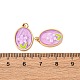Подвески из нержавеющей стали 304 с эмалью STAS-U061-43G-03-3