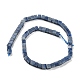 Natürlichen blauen Aventurin Perlen Stränge G-Q1008-B15-2