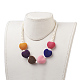 Glass Pearl Beads Jewelry Sets SJEW-JS00982-7