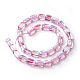 Synthetic Moonstone Beads Strands G-J385-A08-2