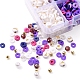 DIY Letter & Imitation Pearl & Heishi Beads Bracelet Making Kit DIY-YW0005-23D-4