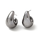 Boucles d'oreilles en acrylique en forme de larme EJEW-P251-02-2