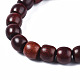 Lotus Bodhi Mala Bead Bracelets BJEW-N010-007-6