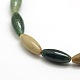 Rice Natural Indian Agate Beads Strands G-P063-03-3