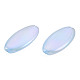 Perline acriliche con placcatura iridescente arcobaleno X-OACR-N010-066-4