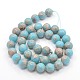 Synthetic Imperial Jasper Round Beads Strands G-I009-6mm-01-2