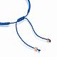 Плетеные браслеты нейлоновый шнур BJEW-J174-04-3