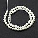 Chapelets de perles en turquoise naturelle TURQ-F008-02-6mm-2