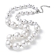 Collier de perles graduées en perles de plastique NJEW-F317-03P-1