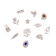Cheriswelry 60 шт. 12 цвета кабошоны из цинкового сплава MRMJ-CW0001-02-2