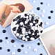 Cabujones de perlas de imitación de plástico abs olycraft SACR-OC0001-02-4