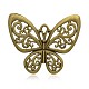 Nickel Free Tibetan Style Alloy Butterfly Pendants TIBE-M001-153AB-NF-1
