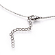 304 Stainless Steel Enamel Pendant Necklaces NJEW-L151-11-5