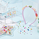 Pandahall elite 15 colores perlas de plástico abs KY-PH0001-54-2