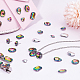 FINGERINSPIRE 64 Pcs 4 Shapes Pointed Back Rhinestone Glass Rhinestones Gems Colorful Rectangle/Teardrop/Heart/Oval Crystal Jewels Embelishments with Silver Plated Back Faceted Stone for Craft Making RGLA-FG0001-19-6