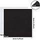 Benecreat 20 pz 3mm foglio di schiuma autoadesivo quadrato con retro in schiuma nera eva tappetino con supporto adesivo per porte di mobili AJEW-BC0005-63-3