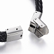 Leather Cord Multi-strand Bracelets BJEW-F288-26P-3