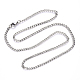 Men's 304 Stainless Steel Cuban Link Chain Necklace NJEW-S420-002P-3