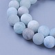 Chapelets de perles en aigue-marine naturelle G-G785-06B-3