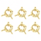 Cierres de anillo de resorte de latón chapado en rack KK-YW0001-47-1