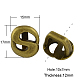 Античный бронзовые тибетский стиль знак доллара шармы скольжения X-TIBE-4793-AB-FF-1