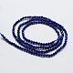 Chapelets de perle en lapis-lazuli naturel X-G-G663-48-4mm-2