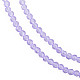 Chapelets de perles en verre transparente   GLAA-N041-009-05-3