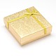 Boîtes carrées de bijoux en carton CBOX-L001-09A-1