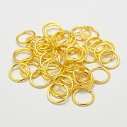 Латунь круглые кольца KK-WH0084-05C-G