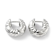 Серьги-кольца из латуни для женщин KK-Z038-09P