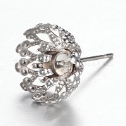 Серьги-гвоздики из нержавеющей стали 304 STAS-G081-54P